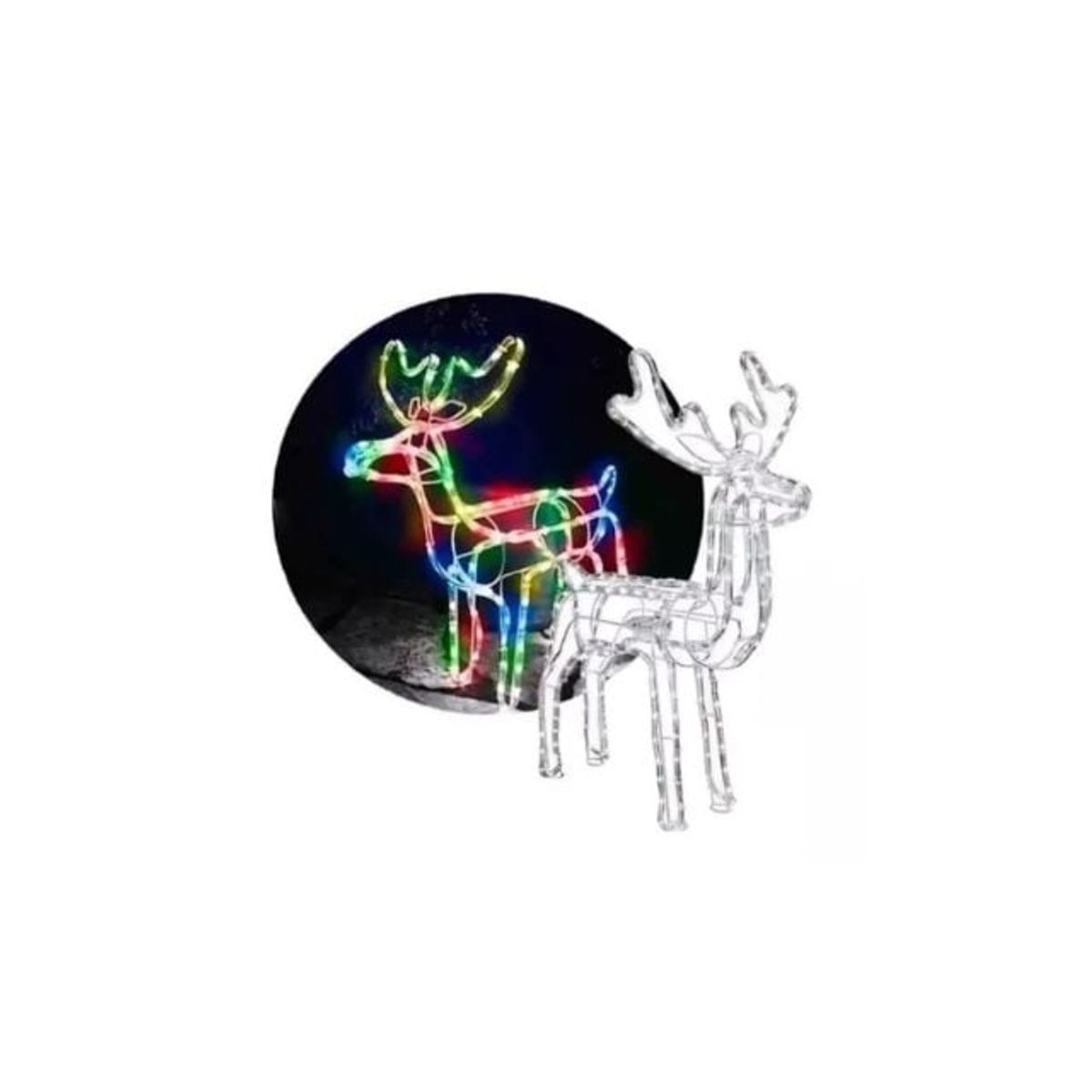 UNIVERSAL - Reno Navideño 120cm Adornos Reno Navidad