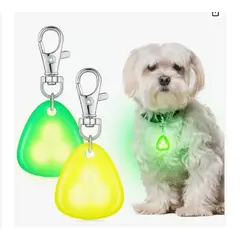 GENERICO - Collar Para Mascotas Luz Led Patitas Perros Y Gatos Verde