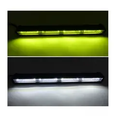 GENERICO - Neblinero 36 LED 3030 108Watt 34Cm luz Ambar 12/24 Volt