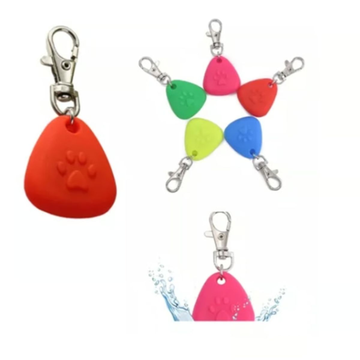 GENERICO - Collar Para Mascotas Luz Led Patitas Perros Y Gatos Colores