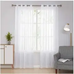 GENERICO - Set visillo velo liso