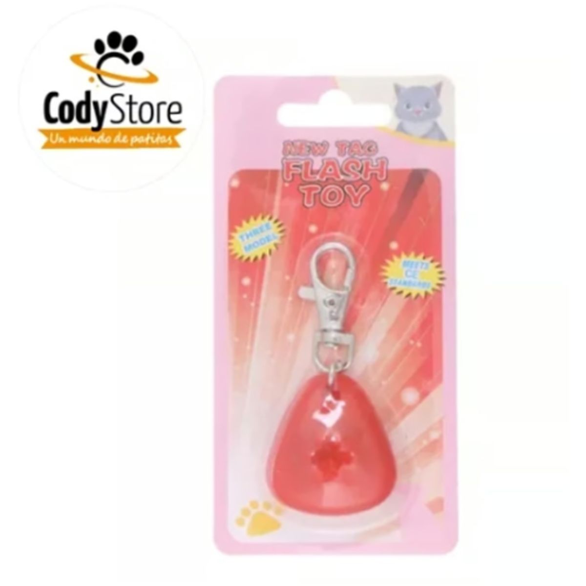 GENERICO - Collar Para Mascotas Luz Led Patitas Perros Y Gatos Rosa