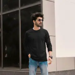 T WORLD - Polera Algodón Manga Larga Cuello Redondo UV Antipilling