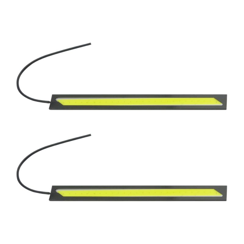 GENERICO - x2 Neblineros LED COB 6 Watt Luz Blanca Waterproof
