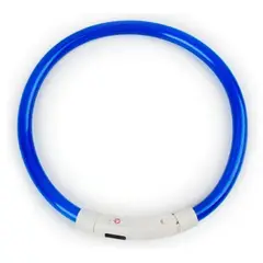 GENERICO - Collar Correa Para Perros Mascota Azul