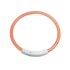 GENERICO - Collar Correa Para Perros Mascota Naranja