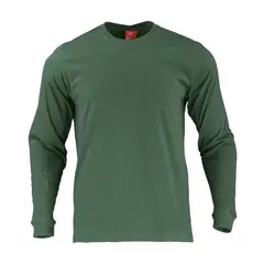 T WORLD - Polera Algodón Cuello Redondo Manga Larga