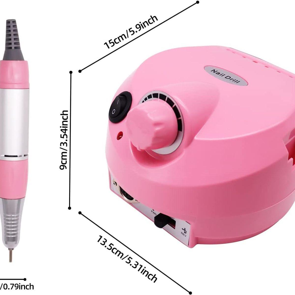 GENERICO - Maquina Torno Uñas Manicure Pedicure Pulidor Electrico