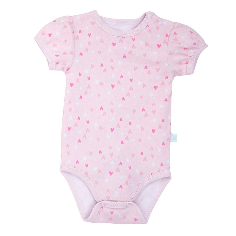 BAMBINO - Set 2 Bodys Manga Corta Rosado Princesa Niña 0 - 3 Meses