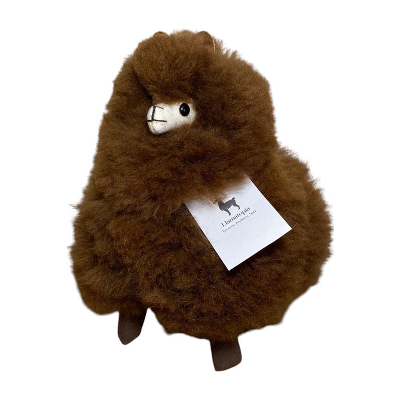GENERICO - Peluche Esponjoso De Alpaca Con Lana Real