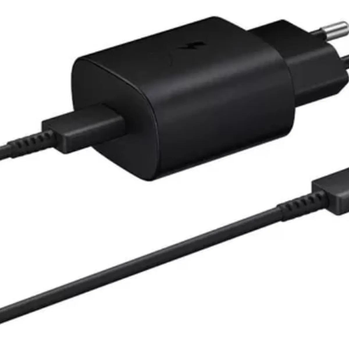 SAMSUNG - Cargador Samsung Travel Adapter 25w super carga con Cable Usb Tipo C