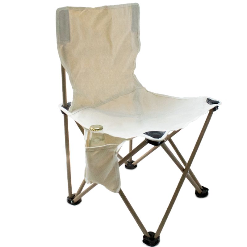GENERICO - Silla Plegable De Camping Pequeño Blanca