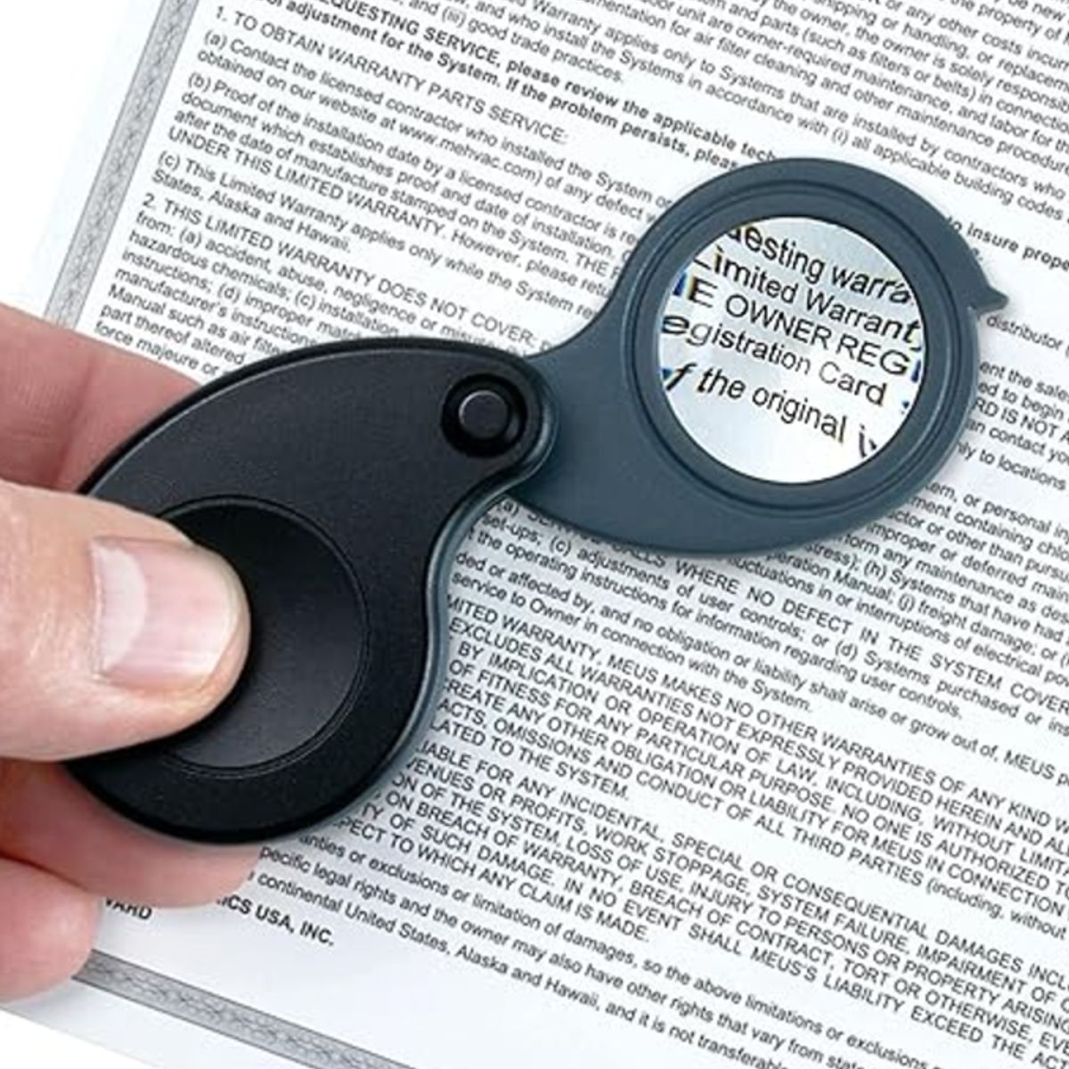 CARSON - Lupa Plegable Carson TriView TV-15 5x10x15x Estuche - Negro