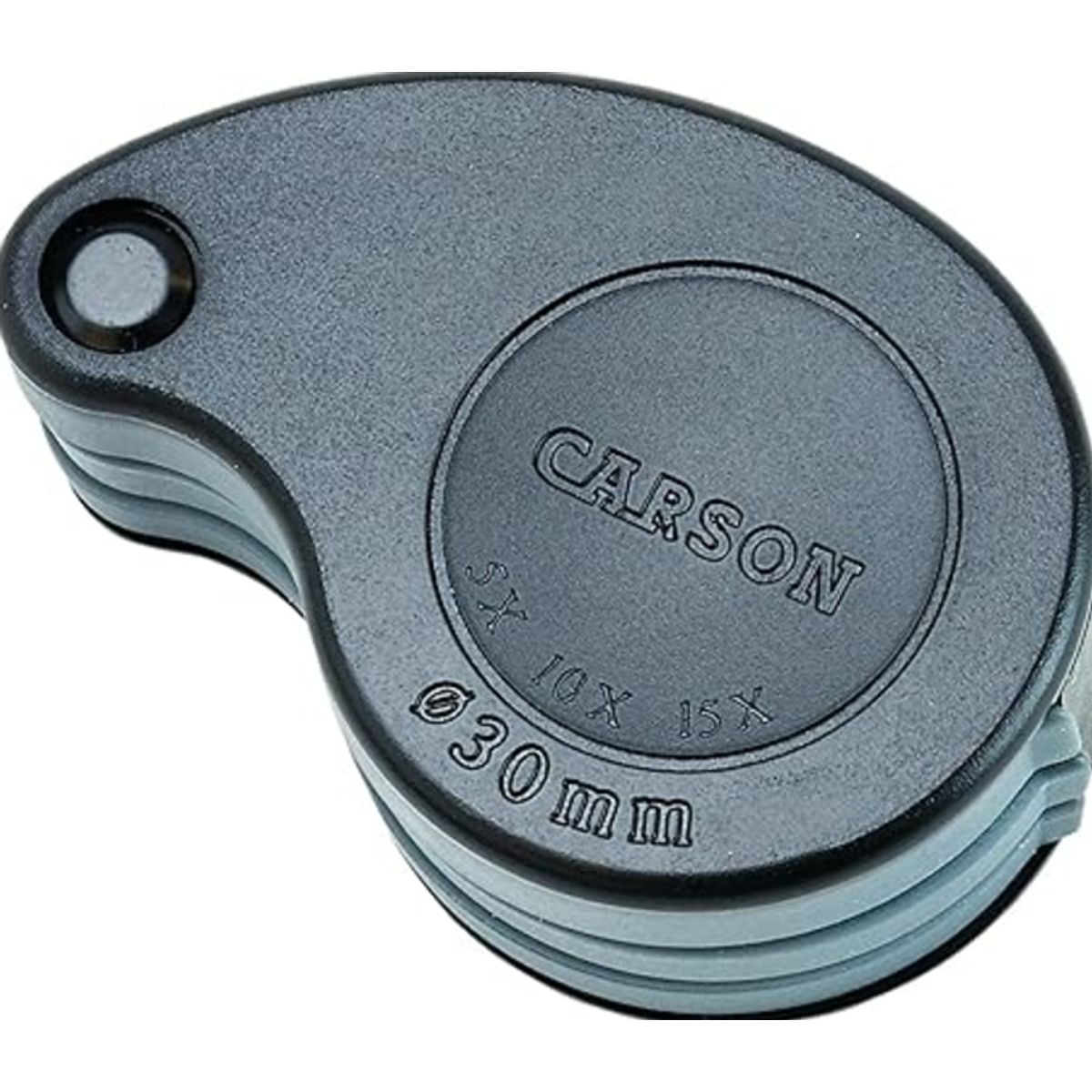 CARSON - Lupa Plegable Carson TriView TV-15 5x10x15x Estuche - Negro