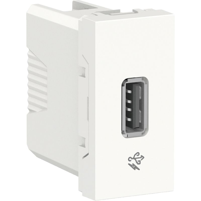 SCHNEIDER ELECTRIC - MODULO TOMA USB 2.0 1A 127/220V BLANCO ORION Schneider