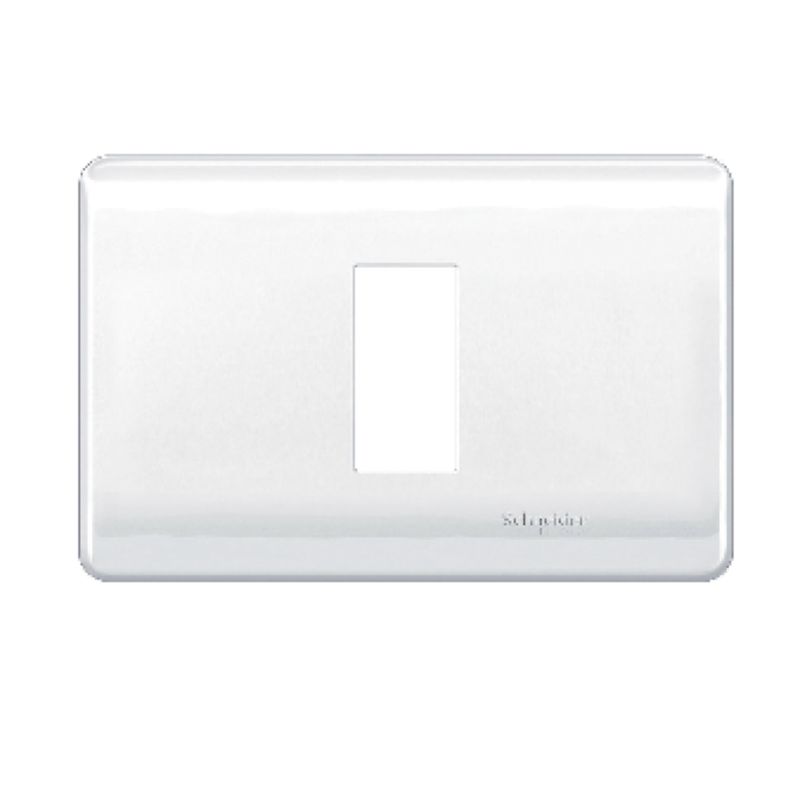 SCHNEIDER ELECTRIC - PLACA 1 PUESTO C/SOPORTE BLANCA GENESIS Schneider