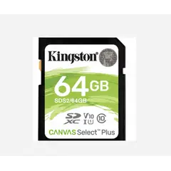KINGSTON - TARJETA SD CANVAS SELECT PLUS 64GB