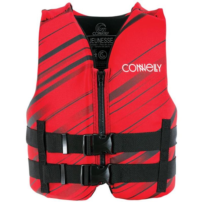 GENERICO - Connelly Chaleco Salvavidas Promo Neopreno Niños 25-40 kg Rojo - Rojo