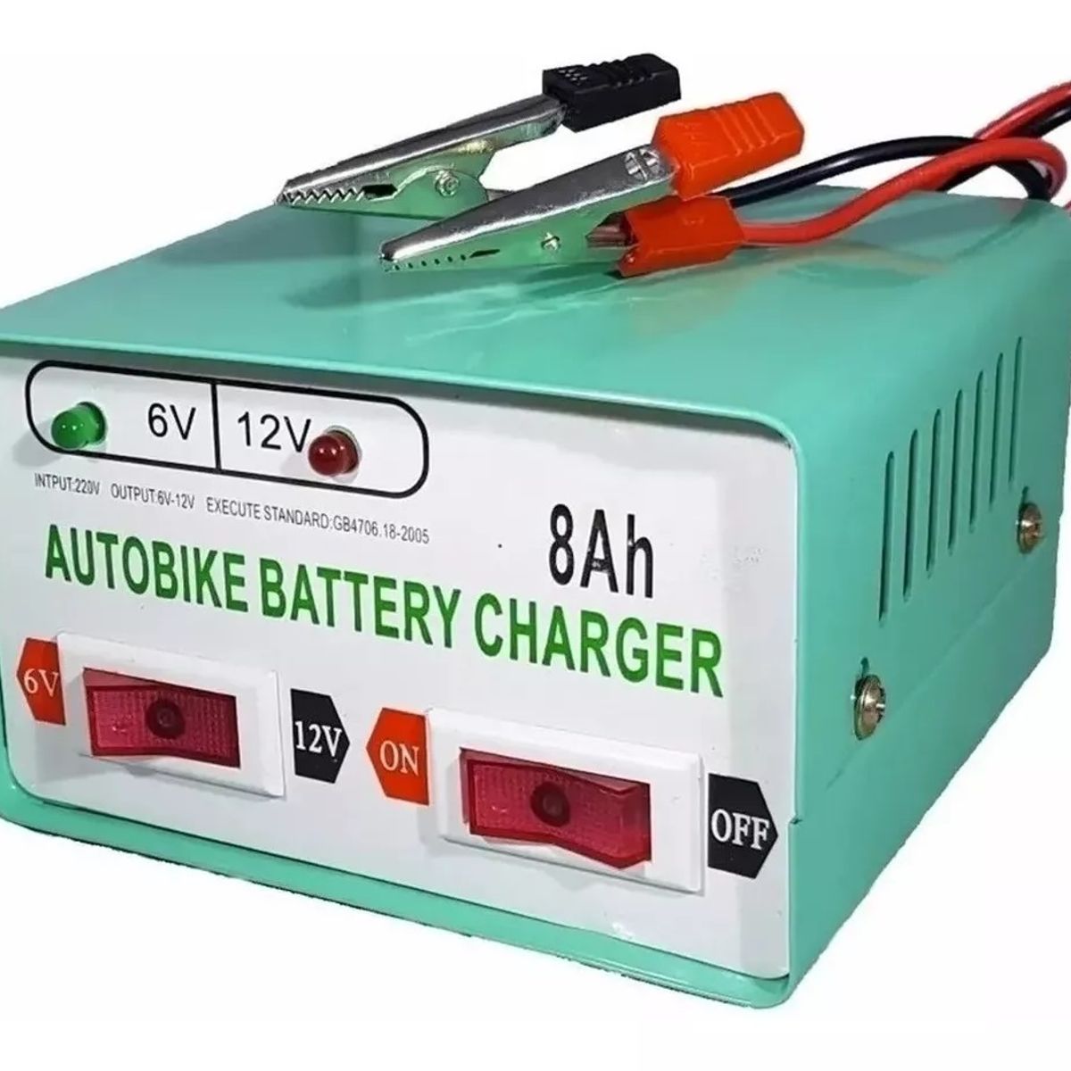 GENERICO - Cargador De Bateria Para Autos Y Motos 12v Y 6vp001