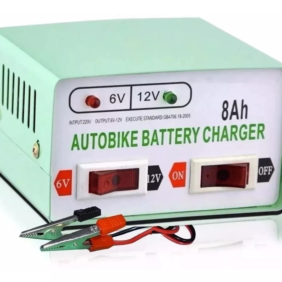 GENERICO - Cargador De Bateria Para Autos Y Motos 12v Y 6vp001