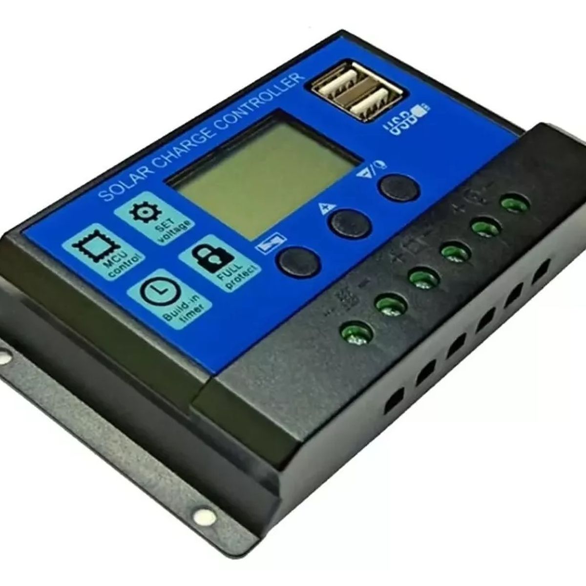 GENERICO - Regulador De Carga Solar Digital 12v 24v 20a