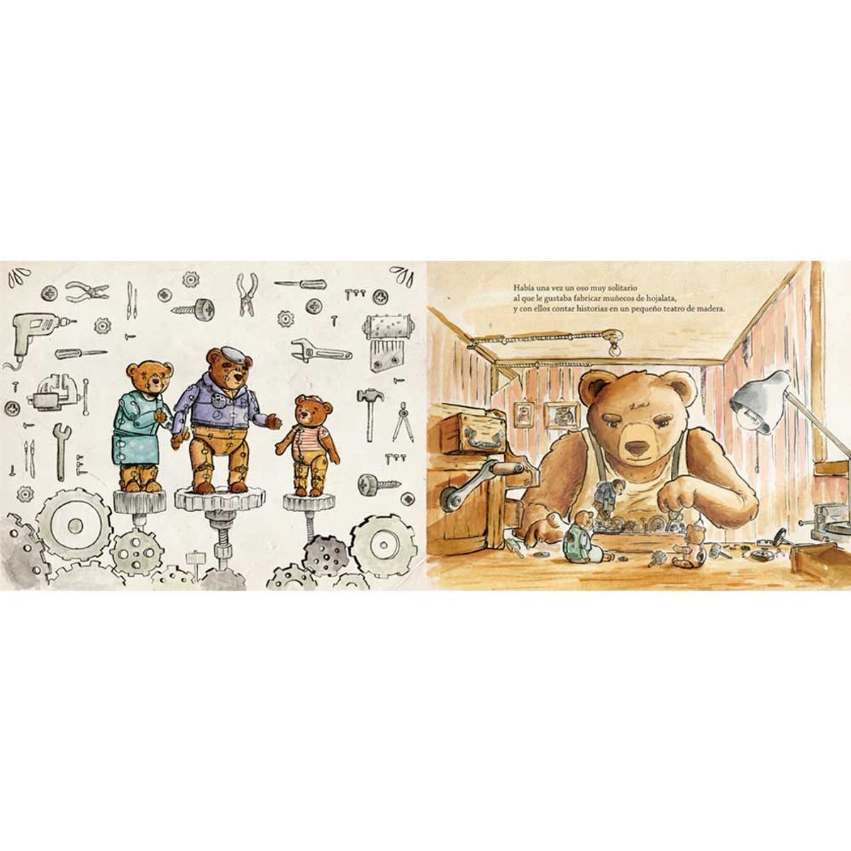 HITWAY MUSIC - HISTORIA DE UN OSO TAPA DURA - ANTONIA HERRERA GABRIEL OSORIO - LIBRO