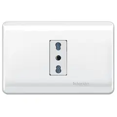 SCHNEIDER ELECTRIC - ENCHUFE SIMPLE 2P+T 1016A 250V BLANCO GENESIS Schneider
