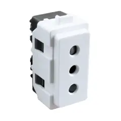 SCHNEIDER ELECTRIC - MODULO ENCHUFE 2P+T 10A 250V BLANCO GENESIS Schneider