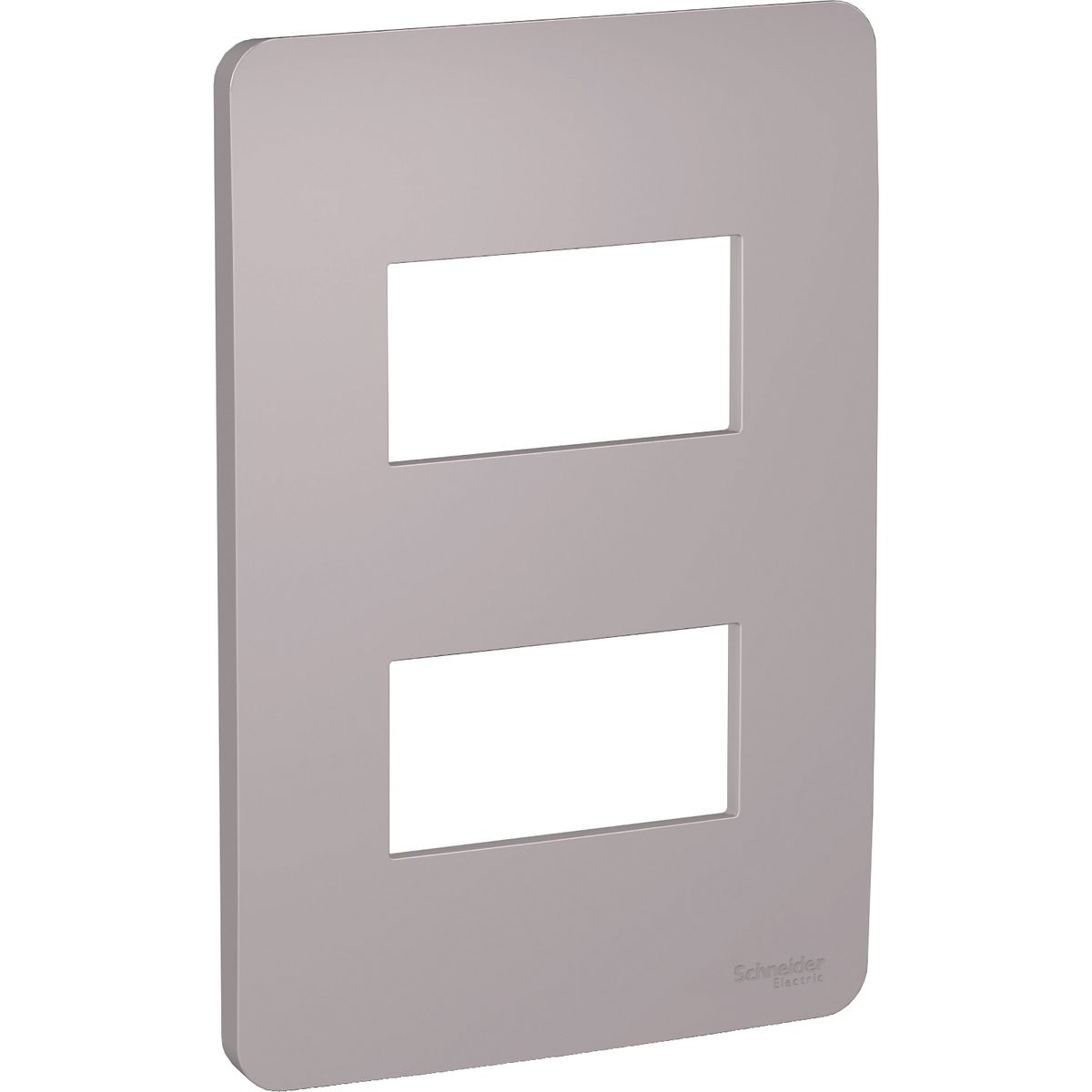 SCHNEIDER ELECTRIC - PLACA 2 PUESTOS AXIS GREY ORION Schneider.