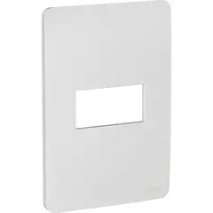 SCHNEIDER ELECTRIC - PLACA 1 PUESTO GAMMA SILVER ORION Schneider.