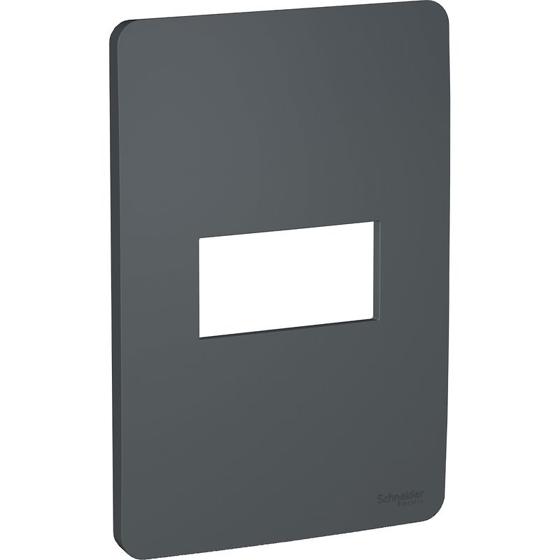 SCHNEIDER ELECTRIC - PLACA 1 PUESTO STELLAR BLACK ORION Schneider