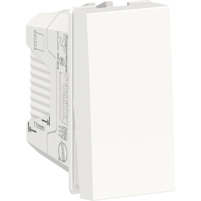 SCHNEIDER ELECTRIC - MODULO PULSADOR 10A 250V BLANCO ORION Schneider