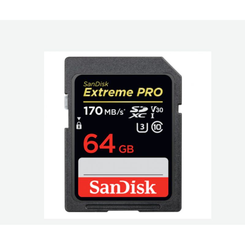 SANDISK - TARJETA SD PRO SANDISK 64GB EXTREME PRO 4K ULTRA HD -100