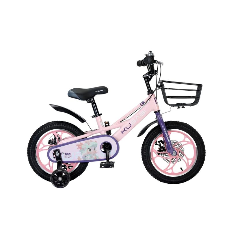 GENERICO - Bicicleta Urbana Modelo HK Aro 14 Color Rosado