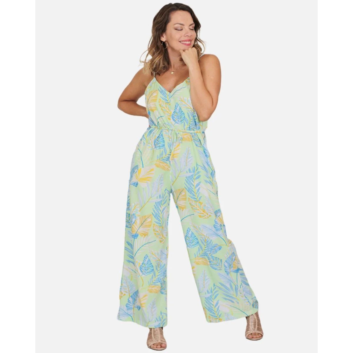LIKE SHOP - Enterito Premium Casual Diseño Pabilos Ajustables Casual 236