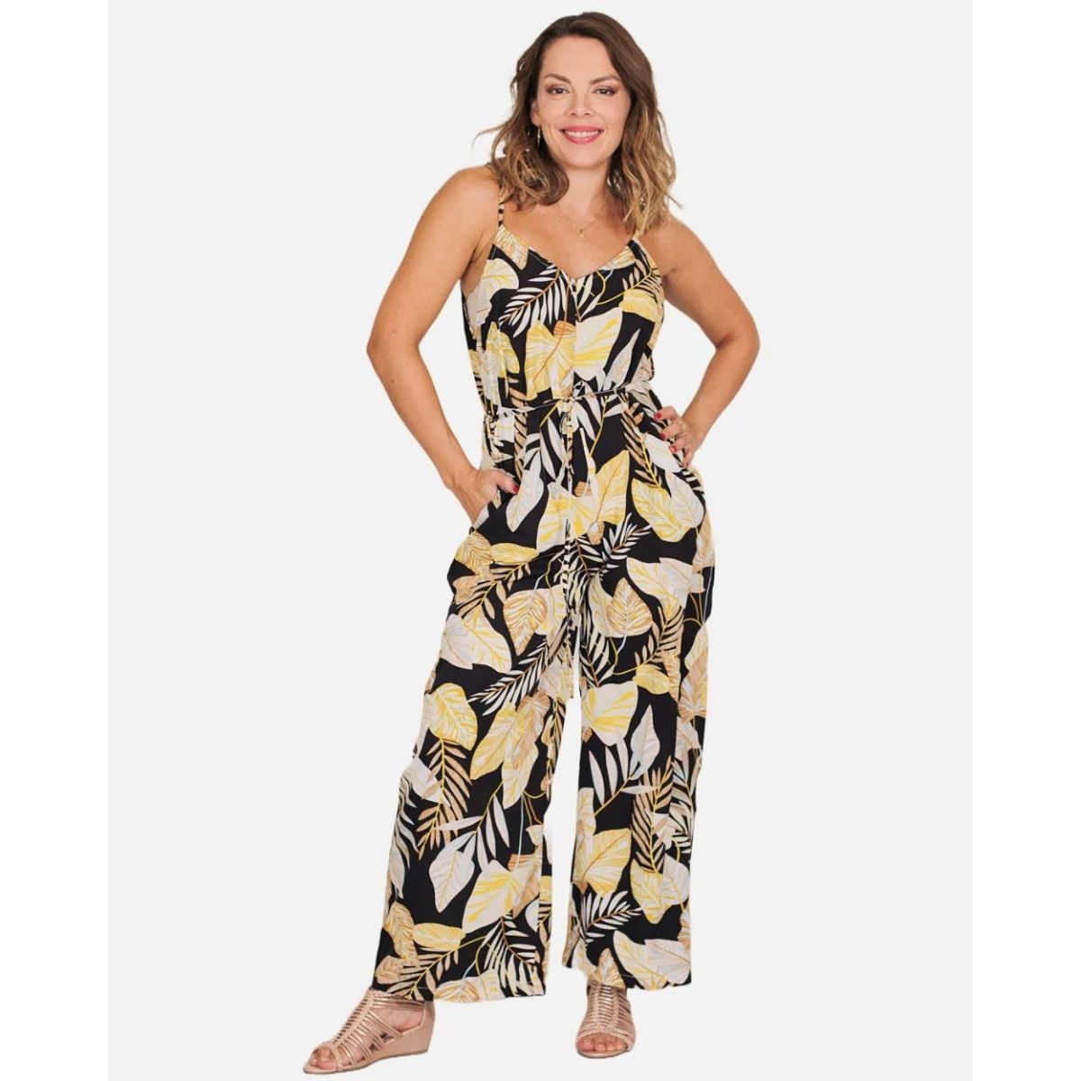 LIKE SHOP - Enterito Premium Casual Diseño Pabilos Ajustables Casual 236