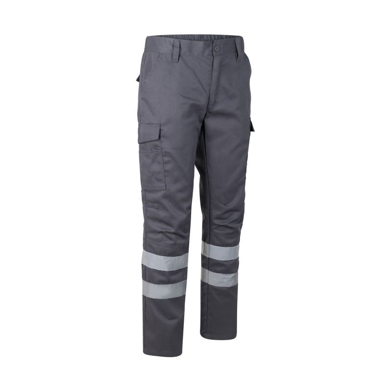 T-WORLD - Pantalón Cargo Gabardina Con Cinta Reflectante Hombre