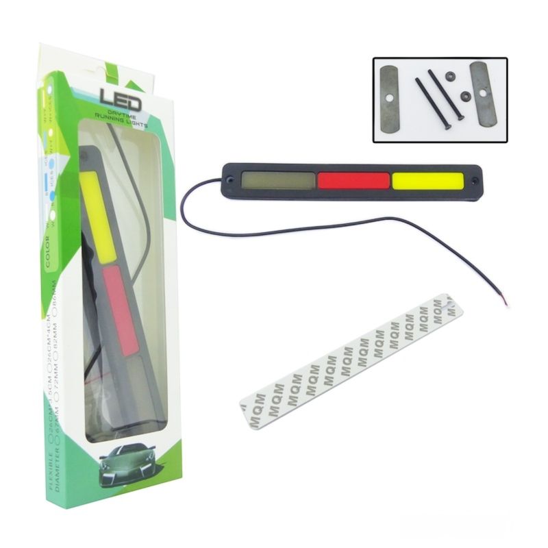 GENERICO - x2 Logo LED Diseños Bandera Flexible 12V