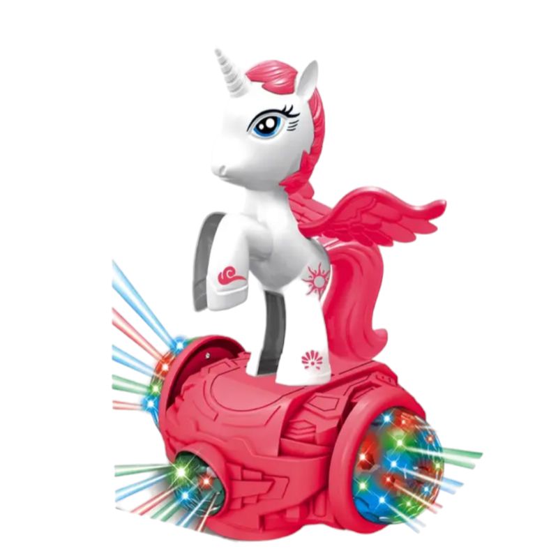 GENERICO - juguete unicornio robot luces scooter