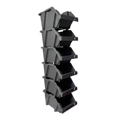 REYPLAST - X6 Cajas Organizadoras Apilables Gaveta Etiquetable Organiza
