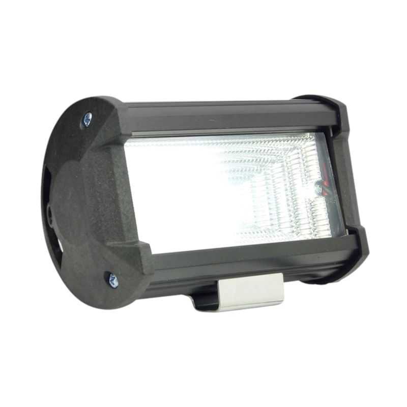 GENERICO - x2 Neblinero 24 LED 48W, 12/24V Fondo Cromado