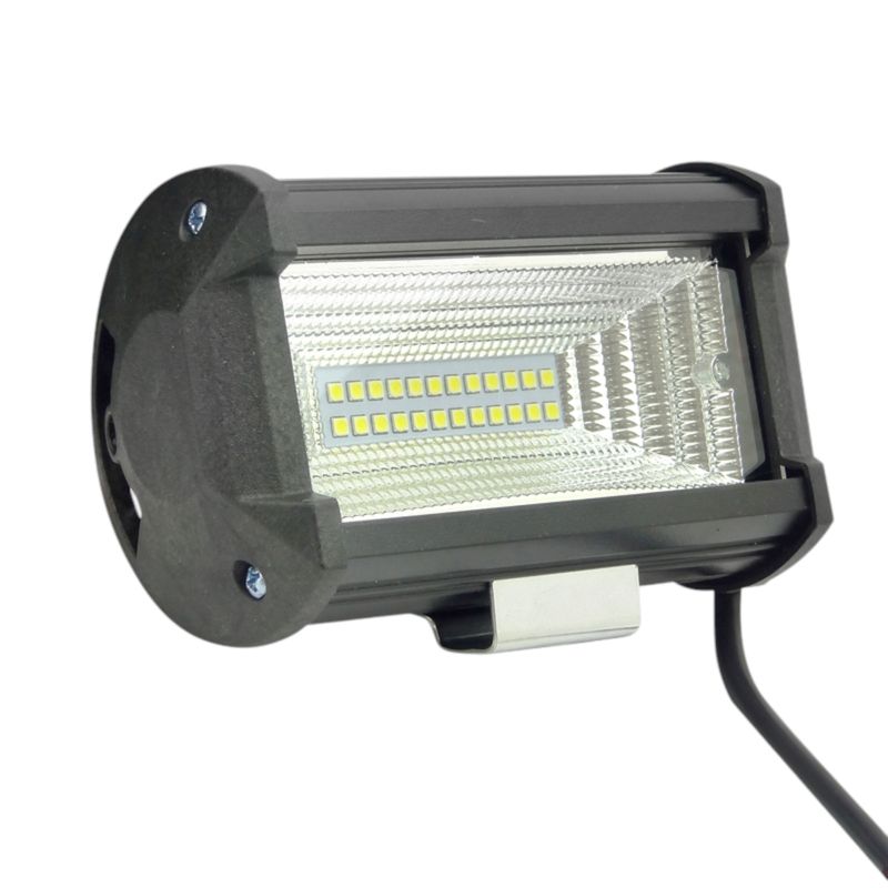 GENERICO - Neblinero 24 LED 48W, 12/24V Fondo Cromado