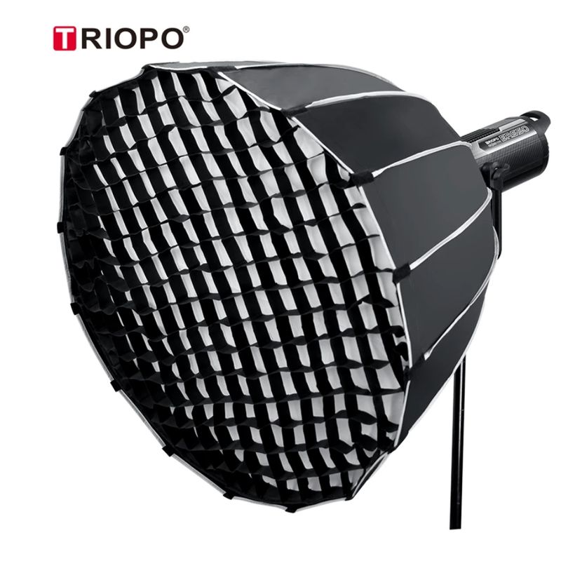 GENERICO - SOFTBOX PARABOLICO TRIOPO 60CM KP2-60 + GRILLA BOWENS