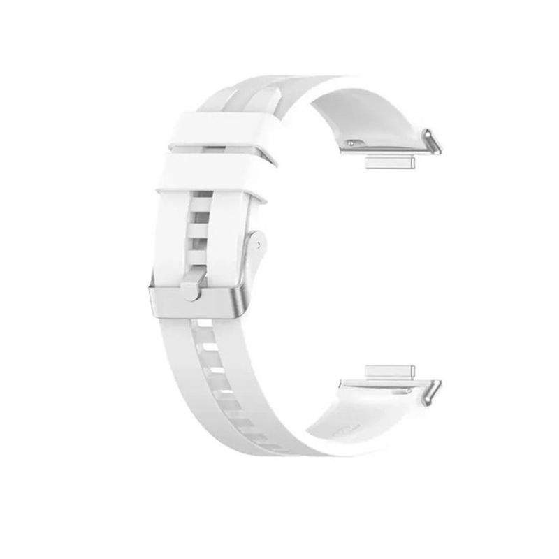 GENERICO - Correa Silicona Compatible con Huawei Watch Fit 2 Blanco