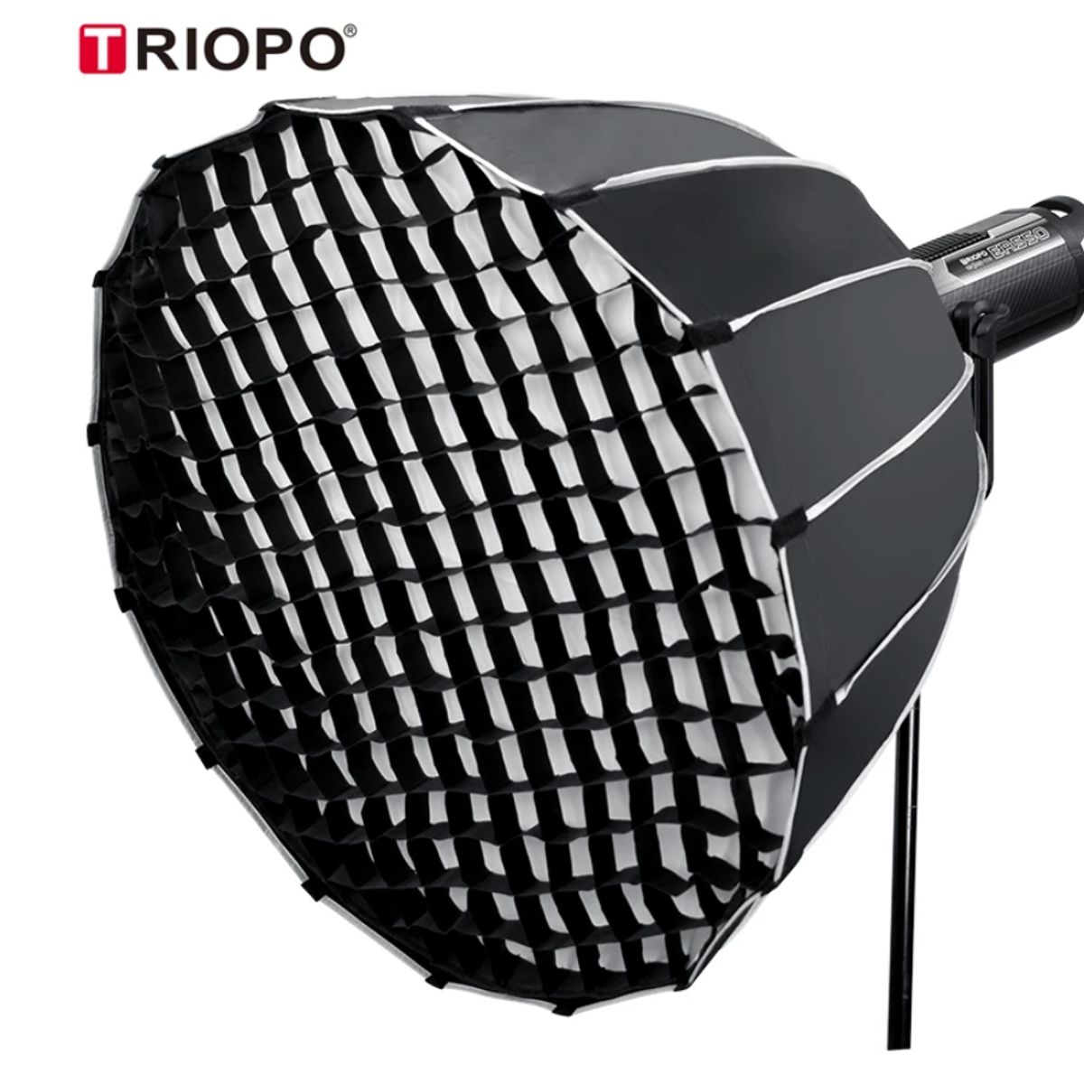 GENERICO - SOFTBOX PARABOLICO TRIOPO 70CM KP2-70 + GRILLA BOWENS