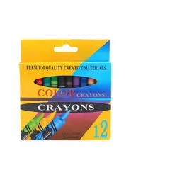 GENERICO - Crayola de cera 12 colores