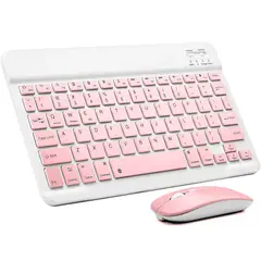 GENERICO - Pack Teclado Mouse Inalambrico Kit Teclado Para iPad Tablet