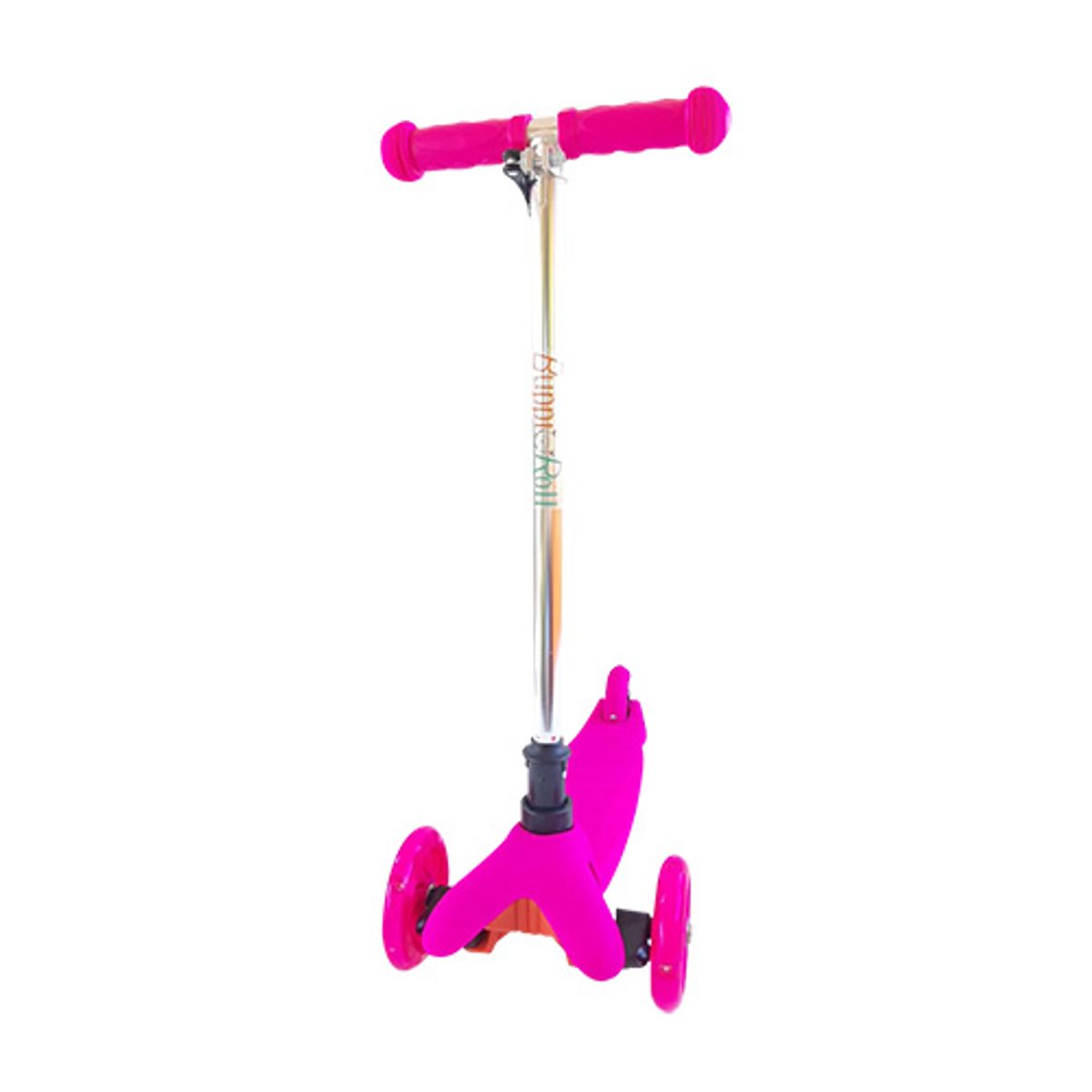 GENERICO - Scooter Mini Luz Led Buppi Toys Roll Pink Rosado