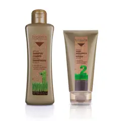 SALERM - Pack Shampoo mascarilla Arganology algodon Biokera Natura.-