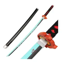 GENERICO - Katana tanjiro kamado de fuego